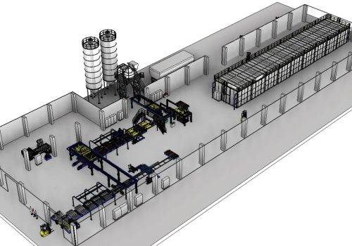 Production of Pre-tensioned Concrete Sleepers Using Carousel-System Production Line